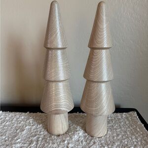 Bath & Body Works Wooden Cone Tree Decor NWOT